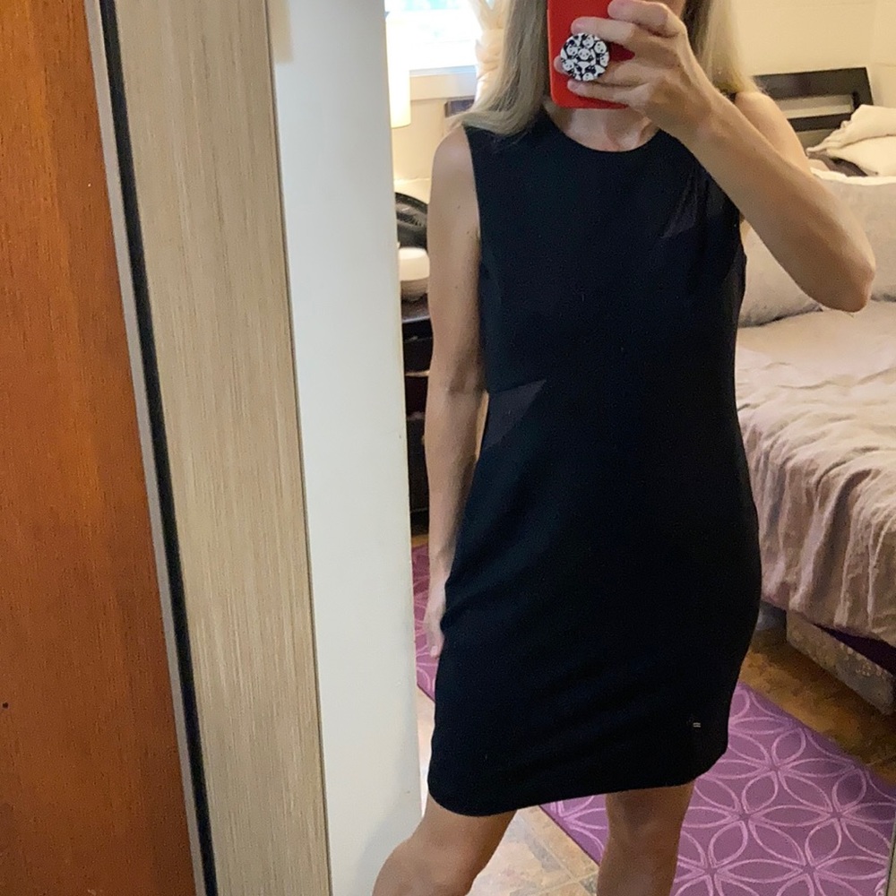 Nordstrom Bailey 44 LBD Domain Cocktail Dress with panels size M
